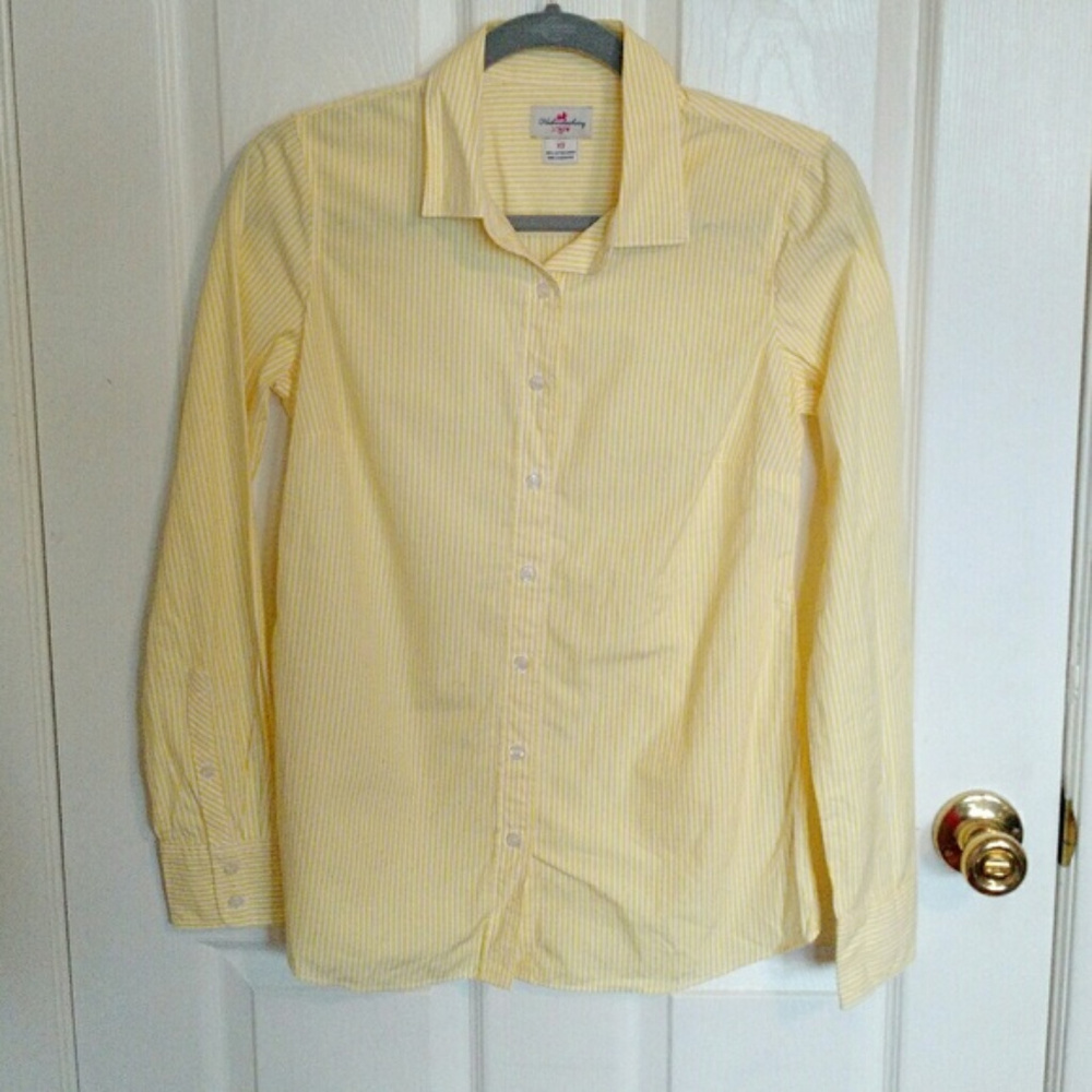 J. Crew Striped Perfect Dress Shirt Button Down XS